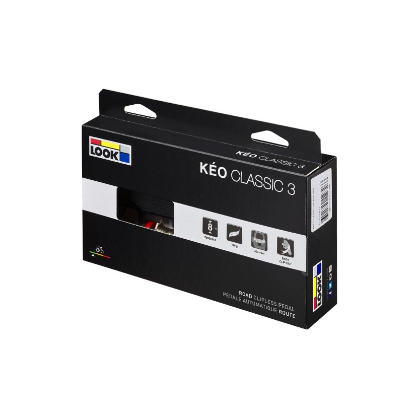 Pedal LOOK ruta KEO CLASSIC 3  black red 00015837