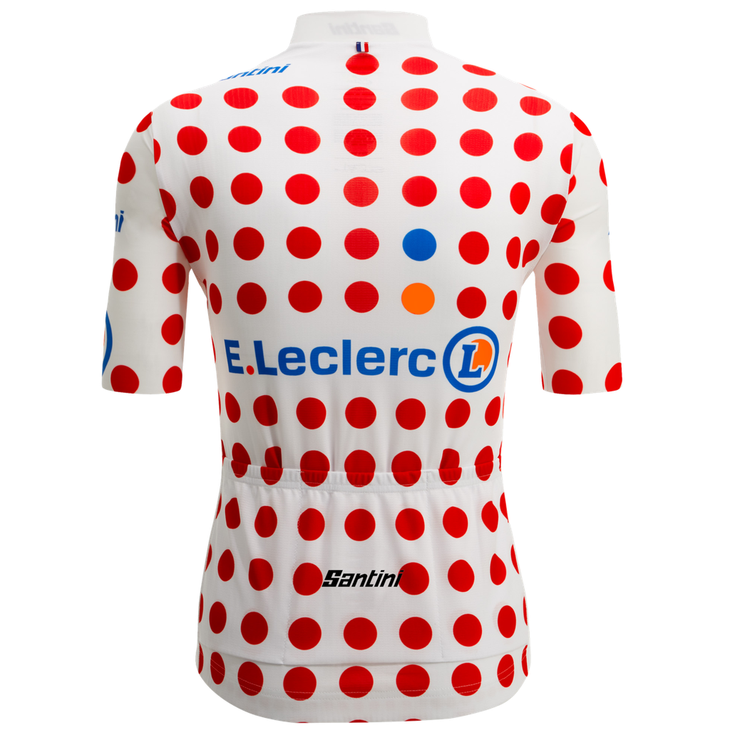 Jersey SANTINI TDF KOM Caballero Talla:S Polka Dots
