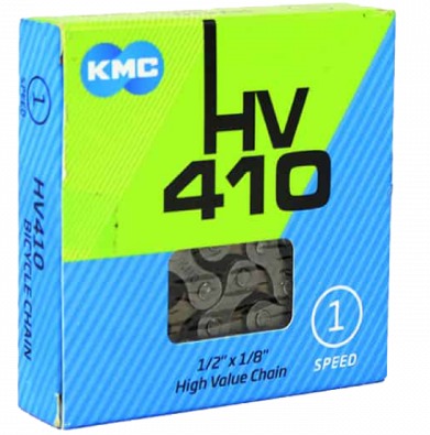 Cadena KMC BMX 1/2x1/8 112 links gray/brown HV410