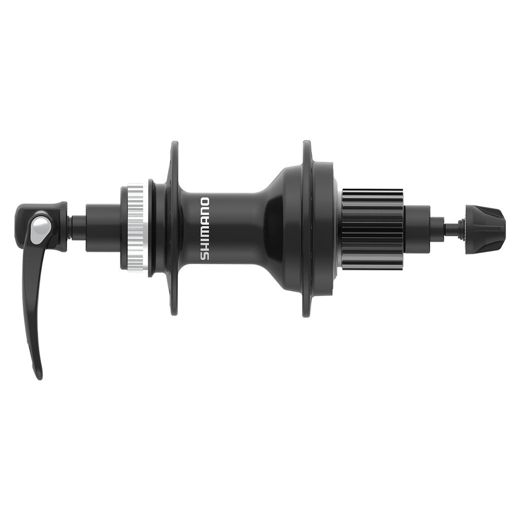 Manzana SHIMANO MTB FH-MT401-B 12v 32H c/look 141mm bloq posterior black caja