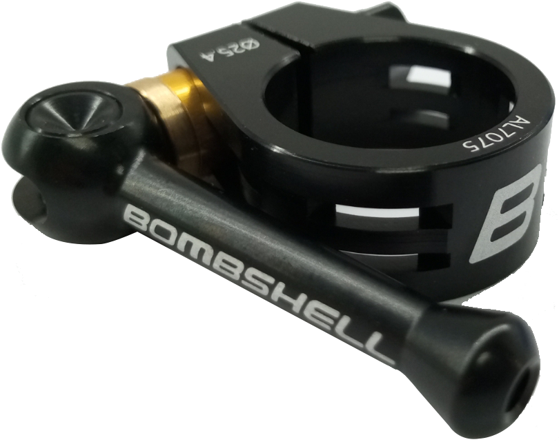 Abrazadera BMX BOMBSHELL 1130318K 31.8 clamp W QR black