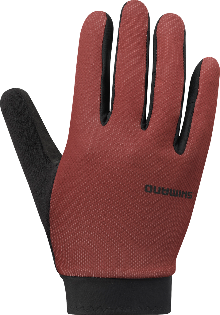 UNI Guante SHIMANO EXPLORER FF Hombre d/largo M RED