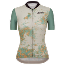 Jersey SANTINI MARBLE Slim fit Dama Talla:S Military Green