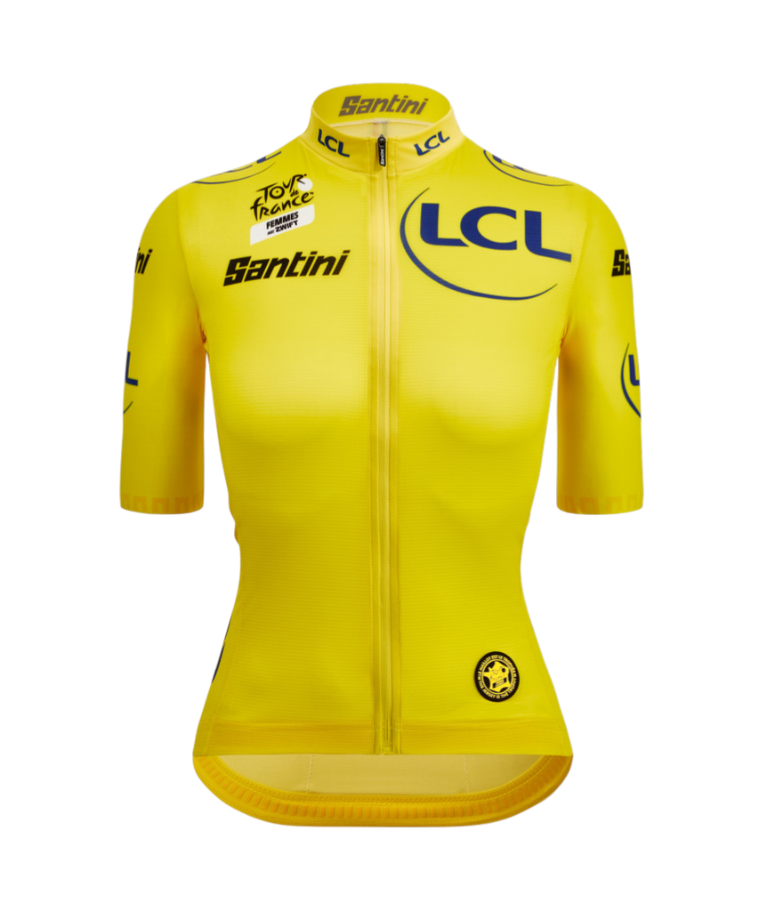 Jersey SANTINI TDF LEADER Dama Talla:S Yellow