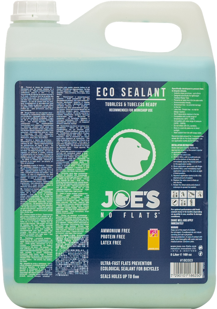 Liquido sellante JOE'S ECO tubeless 5litros 180303