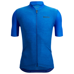 [UNI496] Jersey SANTINI 3S PURO Caballero Talla:L Royal Blue