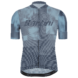 [UNI516] Jersey SANTINI FORZA Caballero Talla:L Blue