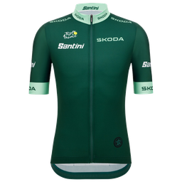 [UNI549] Jersey SANTINI TDF Best Sprinter Caballero Talla:M Green 