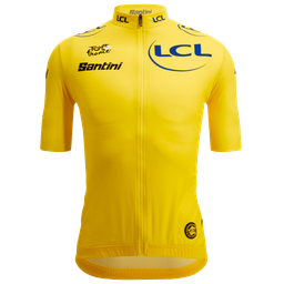 [UNI574] Jersey SANTINI TDF LEADER Caballero Talla:L  Yellow