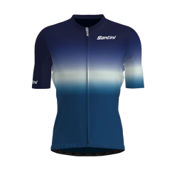 [UNI814] Jersey SANTINI HORIZON LT Talla: XS Blue