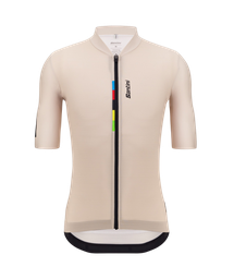 [UNI829] Jersey SANTINI LT UCI Talla: XXS Cappuccino