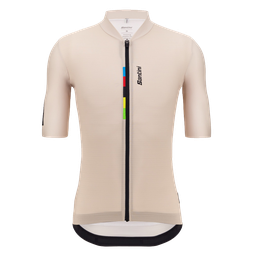 [UNI831] Jersey SANTINI LT UCI Talla: S Cappuccino