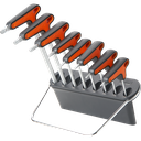 Kit SUPER B TB-76165 llaves Torqx c/mango 8pcs T10, T15, T20 ,T25, T30, T40, T45, T50