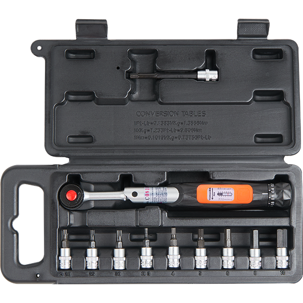 H-Torquimetro SUPER B TB-TW25 2-15Nm hex 3 / 4 / 5 / 6 / 8 /10 mm, T20 / T25 / T30. 