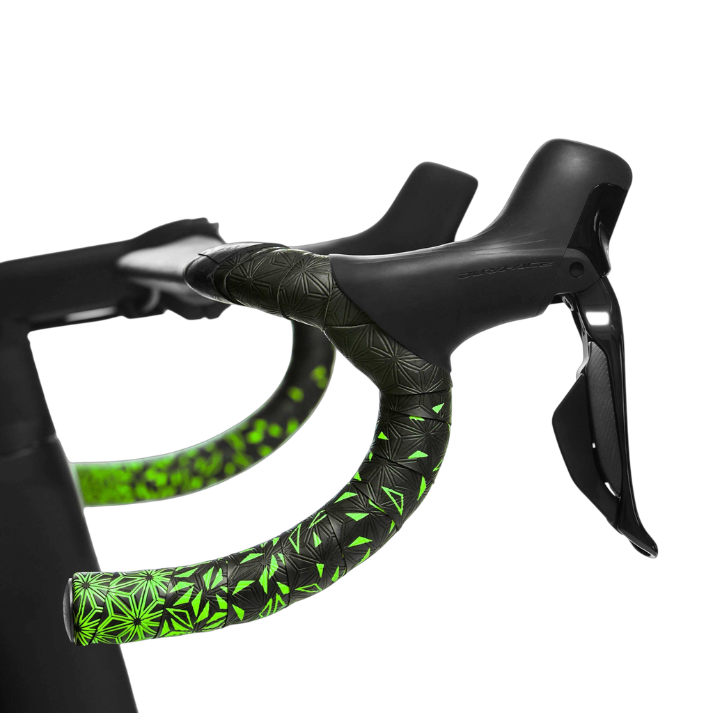 Cinta SUPACAZ Super Sticky Kush-Star Fade BT-50 neon yellow + corcho anodizado