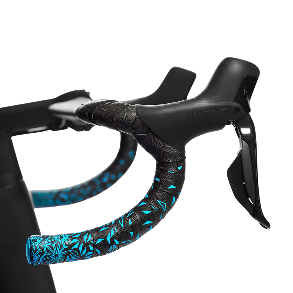 Cinta SUPACAZ Super Sticky Kush-Star Fade BT-49 neon blue + corcho black anodizado