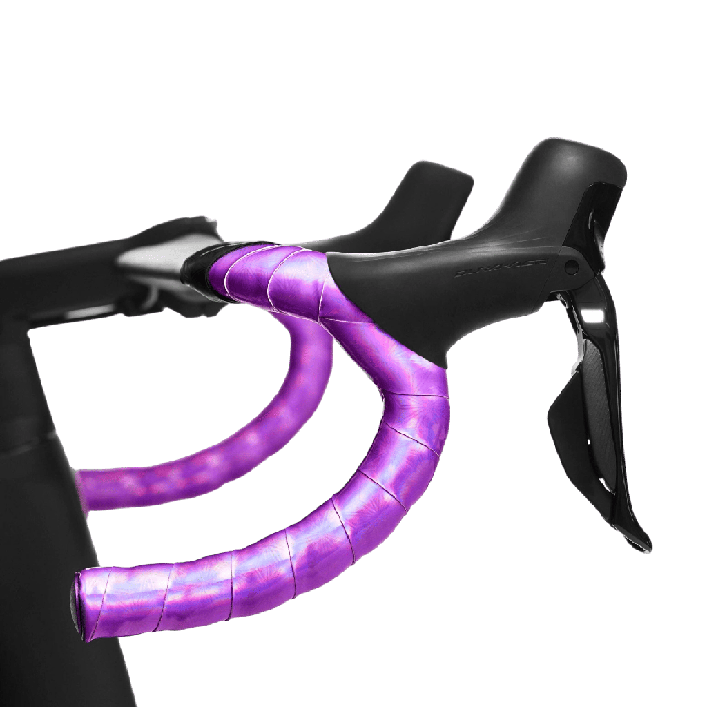 Cinta SUPACAZ Prizmatik  BT-137 purple haze + corcho purpura anodizado