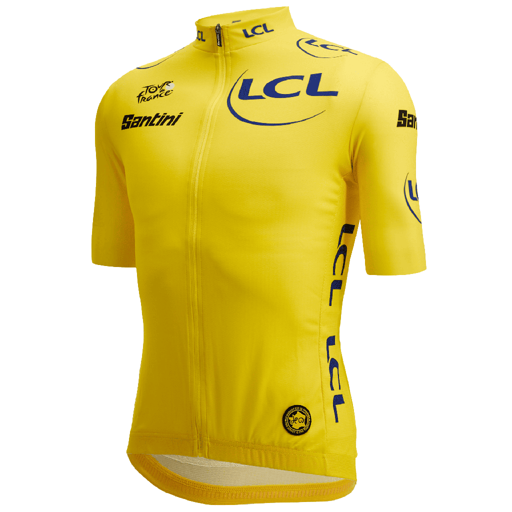 Jersey SANTINI TDF LEADER Caballero Talla:XL  Yellow