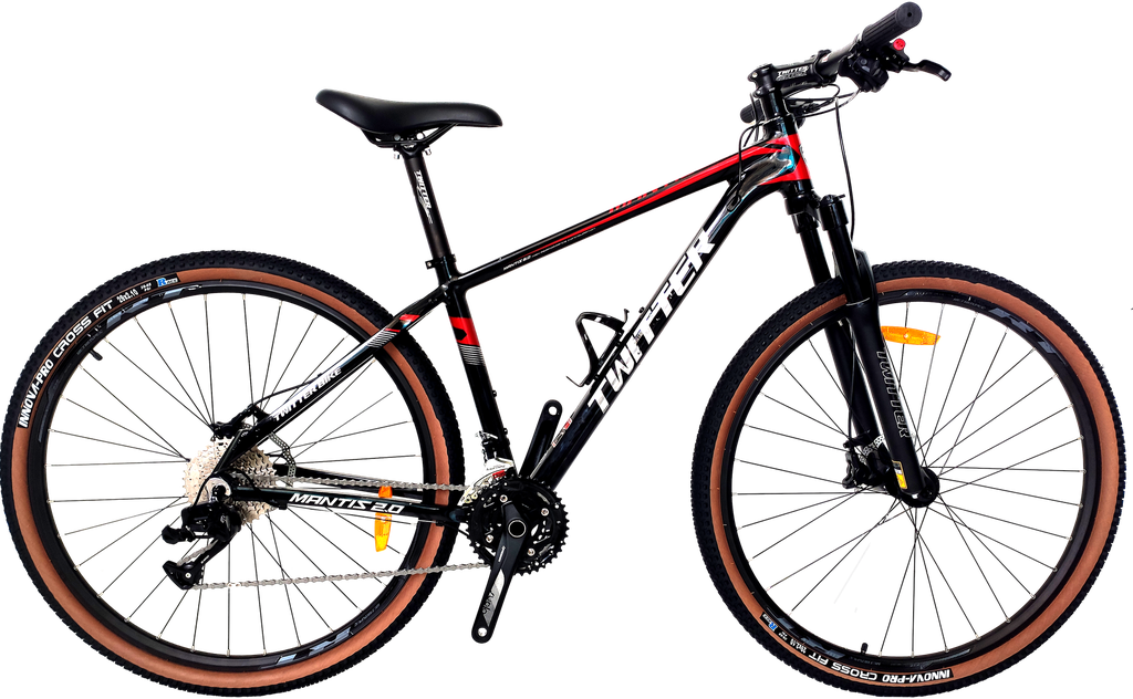 Bicicleta TWITTER 29 MANTIS2.0 17 alum  hidraulic 30V black/red