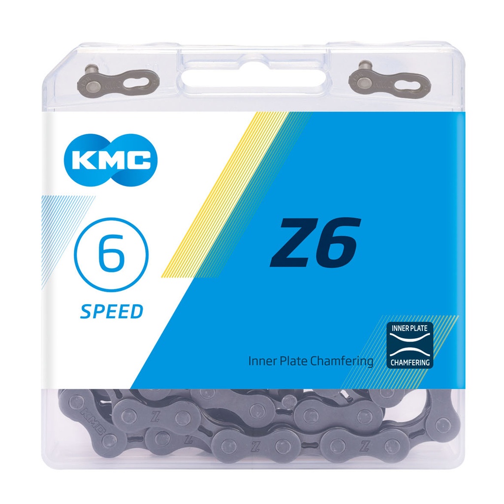 Cadenilla KMC 1/2x3/32  116 links  grey/grey Z6 7v