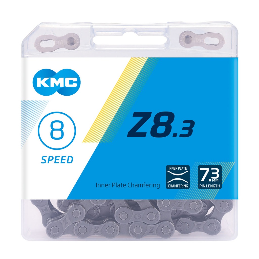 Cadenilla KMC 1/2x3/32  116 links gray/gray Z8.3 8v CL573R