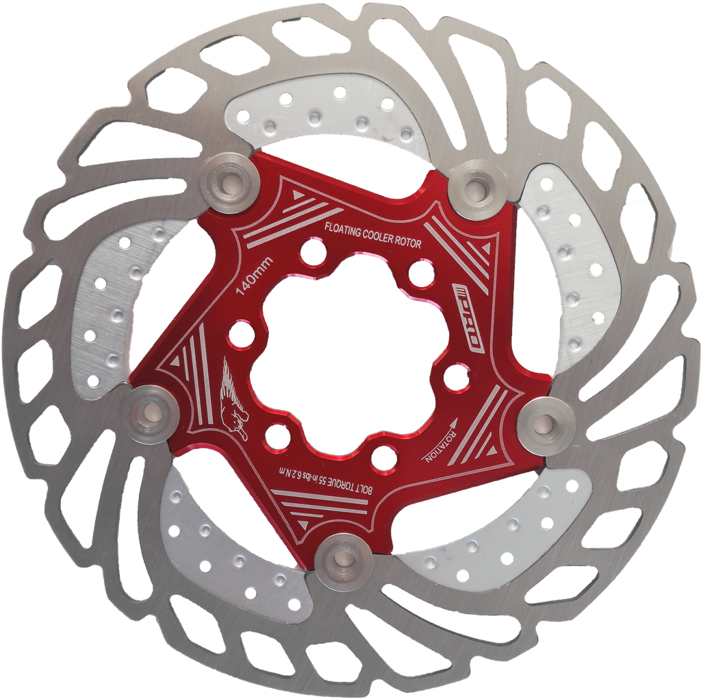 Disco RETROSPEC RS-PRO 160mm 6 tornillos alloy red