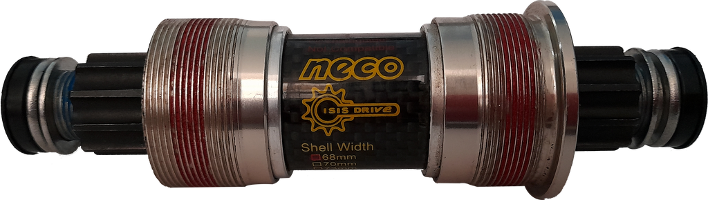 Eje centro Cartridge NECO 108mm 10 estrias carbon 953 TW