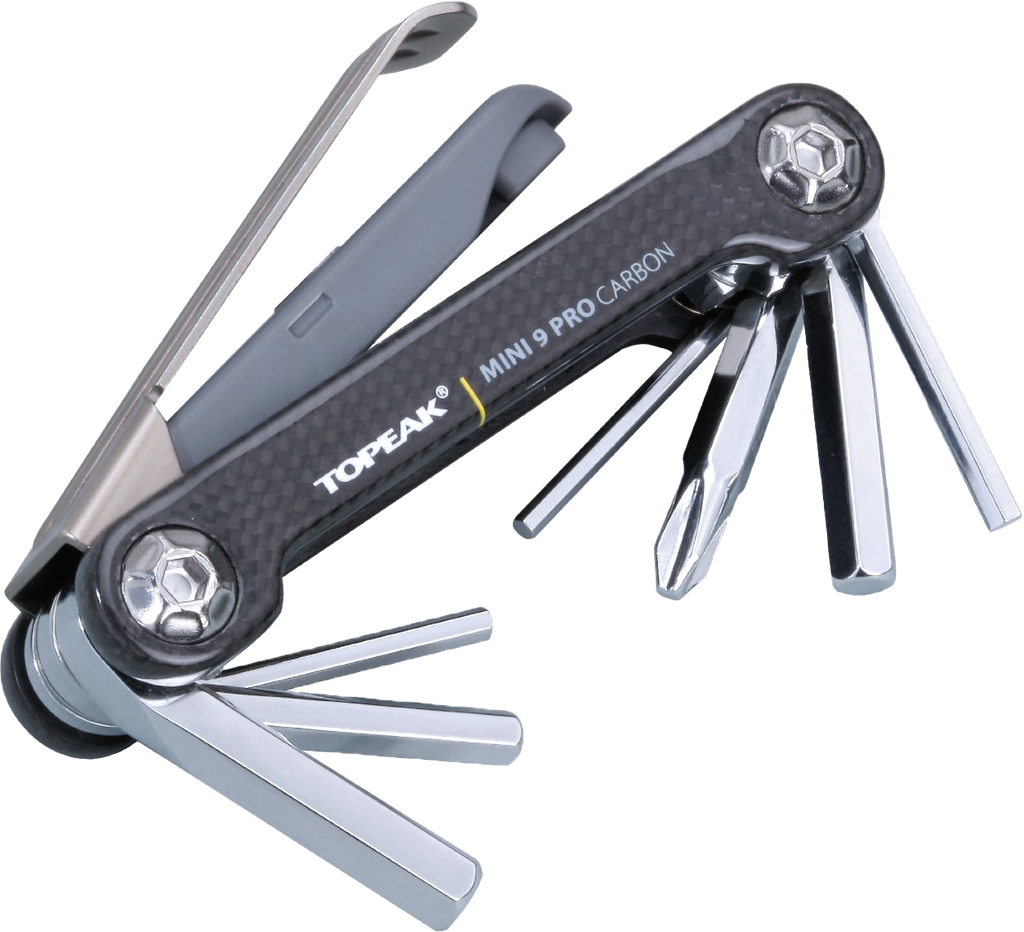 H-TOPEAK Navaja mini 9 PRO CB c/estuche TT2542 carbon