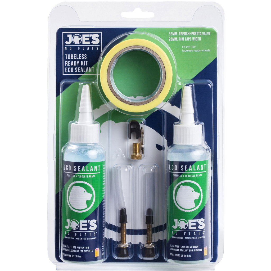 Kit JOE'S ECO Tubeless rim tape 25mm y 32mm valve 180270