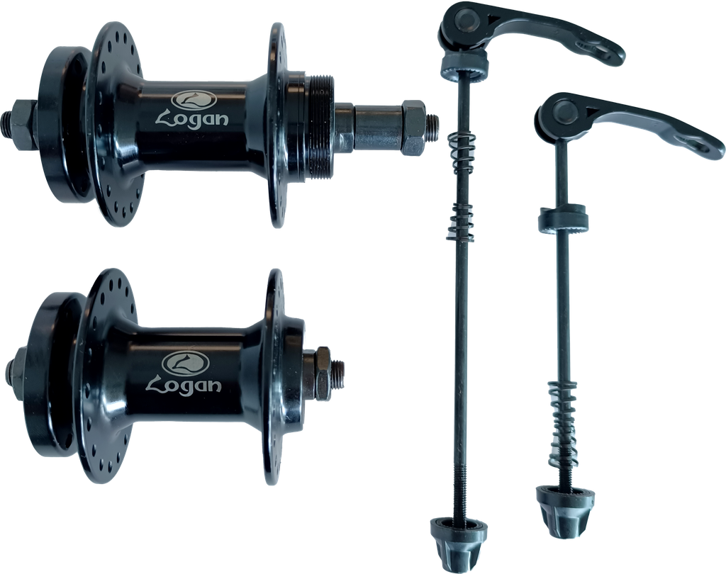 Manzanas LOGAN MTB alum 36H disc c/bloq par black