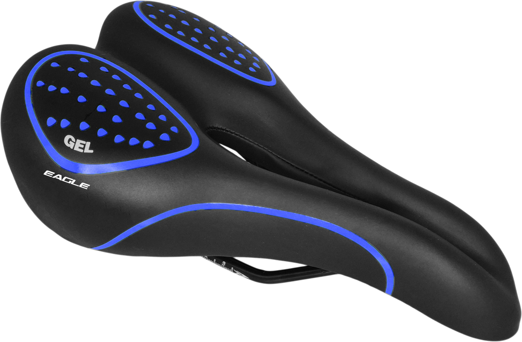 Montura EAGLE MTB antiprostatica Black/blue neon GEL