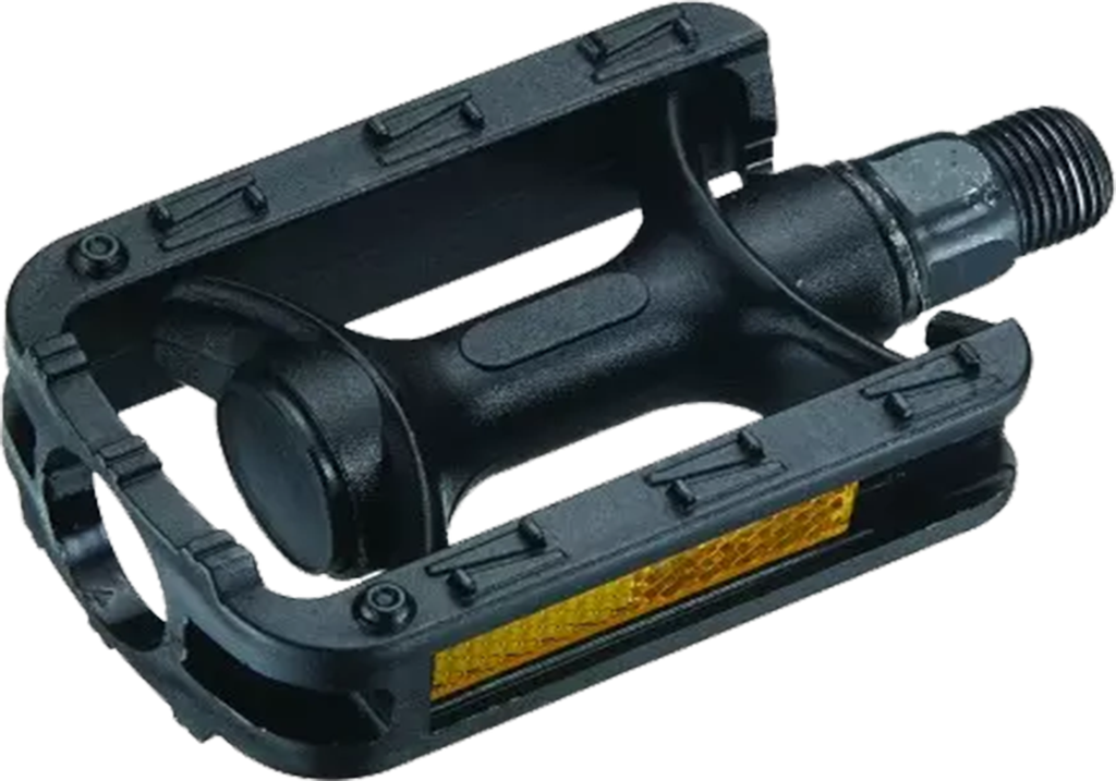 Pedal NECO BMX niño plast c/reflect 9/16 redondo black  WP128 CN