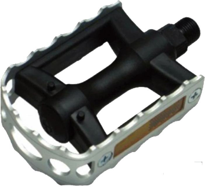 Pedal NECO MTB-RUTA mixto c/reflect 9/16 black/silver WP201A CN