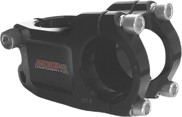 Stem ZOOM MTB-BMX alum 45mm black comp FOV