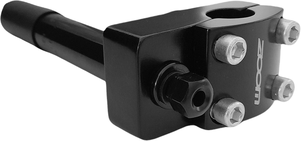 Stem ZOOM BMX alum p/rot 22 2 flat black