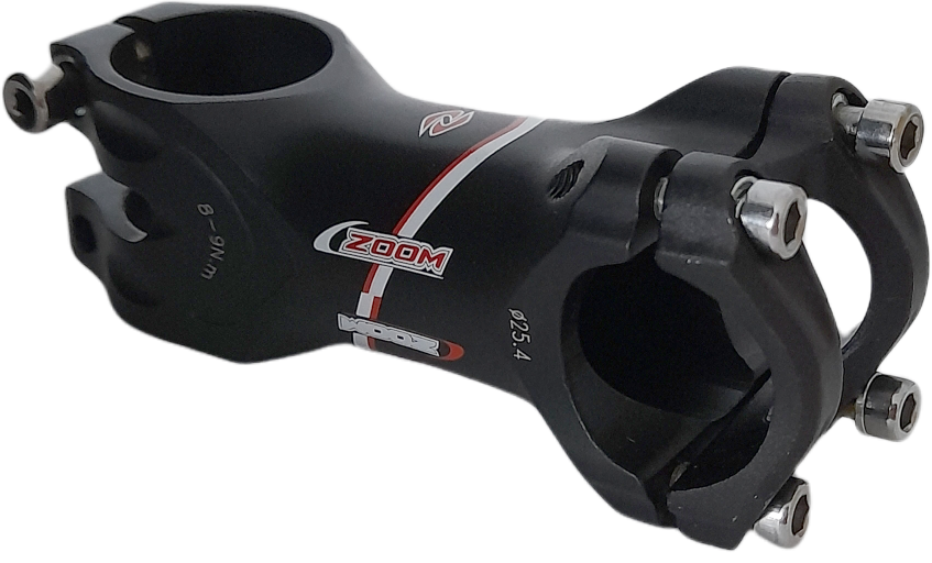 Stem ZOOM MTB Ruta 80mm 25.4 black