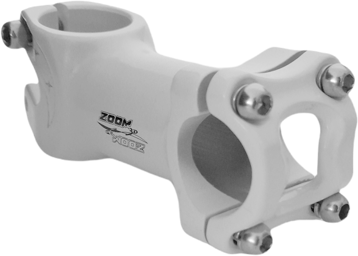 Stem ZOOM MTB-Ruta 11/8 80mm white  261A-8