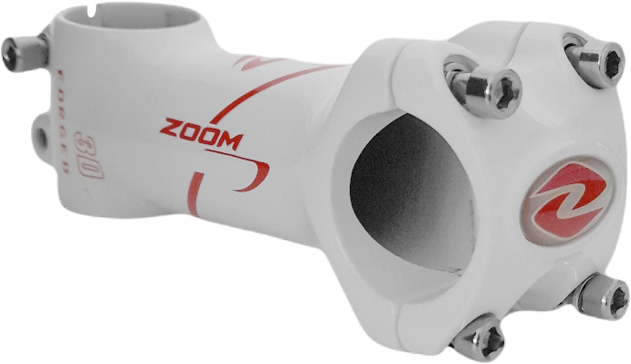 Stem ZOOM MTB-Ruta 90mm FOV white  TDS-RD345A-8