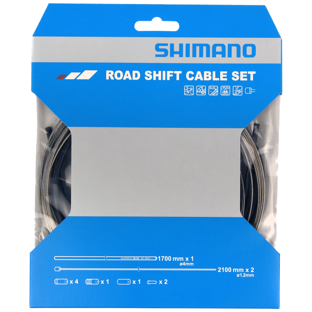 Cables y fundas SHIMANO cambios RUTA black set OT-SP41 JP