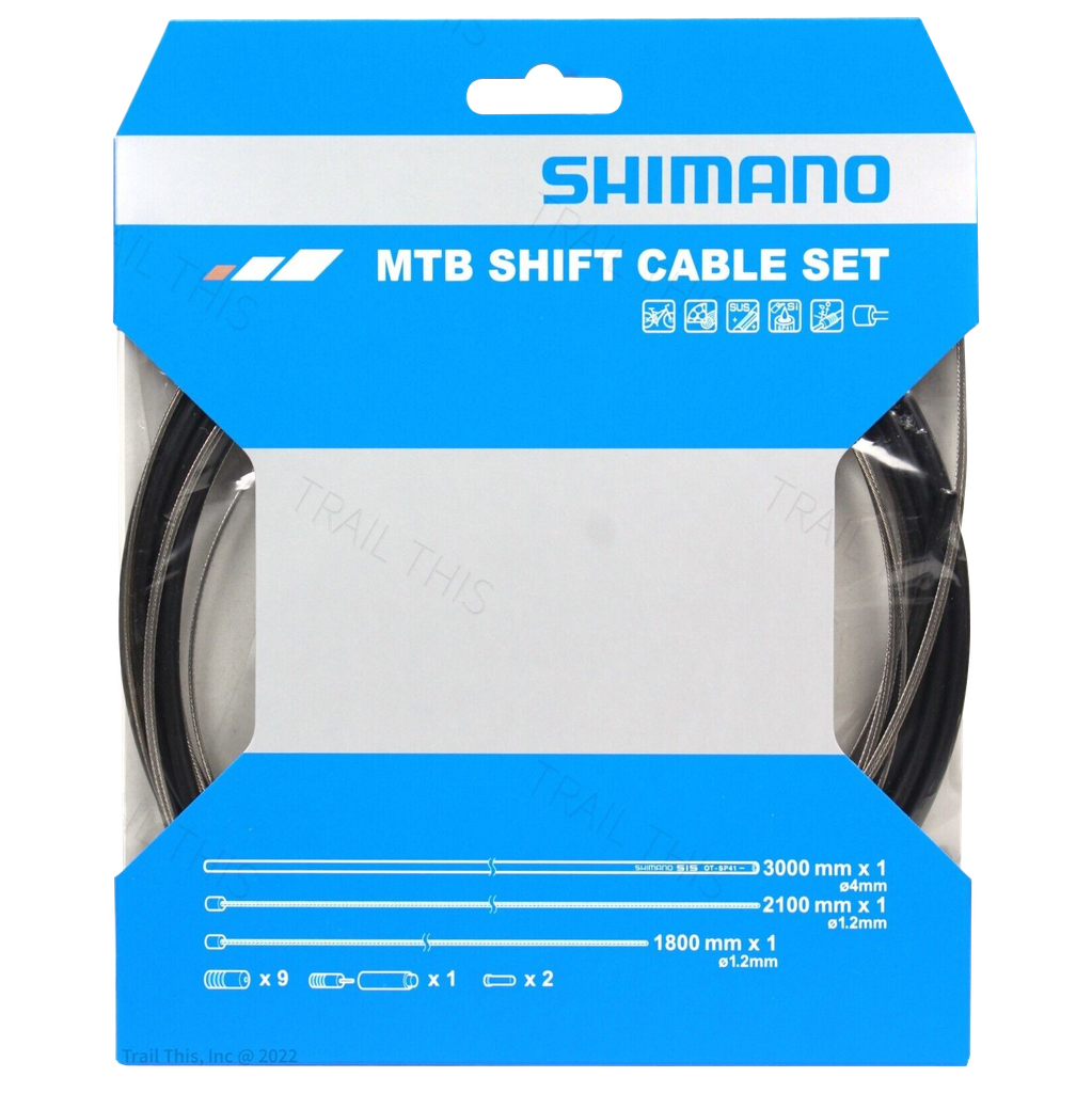 Cables y fundas SHIMANO cambios XTR-XT-SLX black set SP41S JP