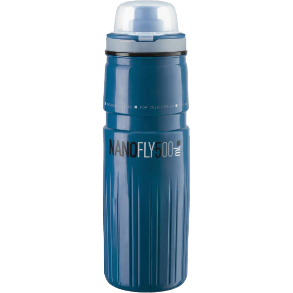 Caramañola ELITE  NANOFLY blue/white-black c/tapa 500ml 190507