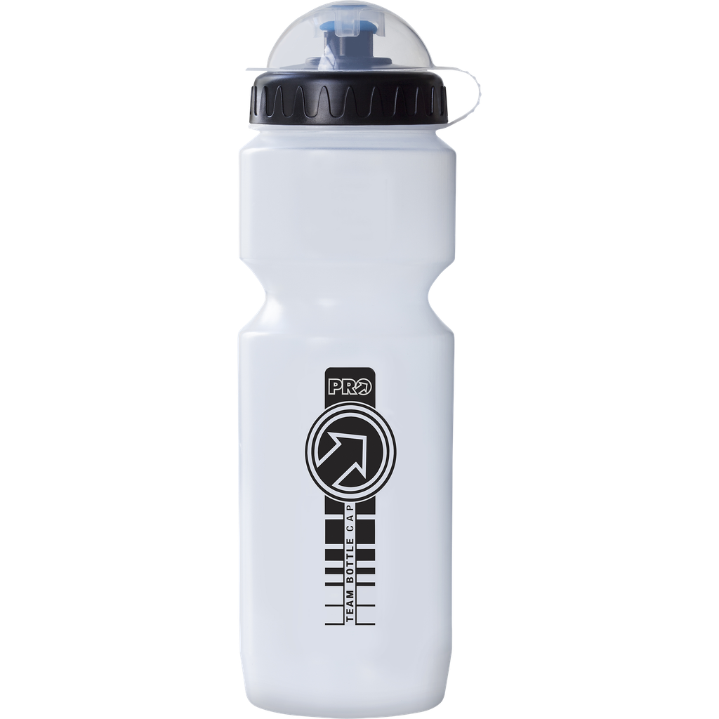 Caramañola PRO Team transparent w/cap 800ml PRBT0037