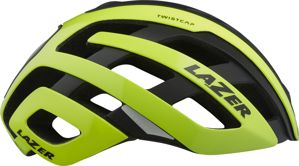 Casco LAZER Century CE Flash Yellow Black M + led +MIPS