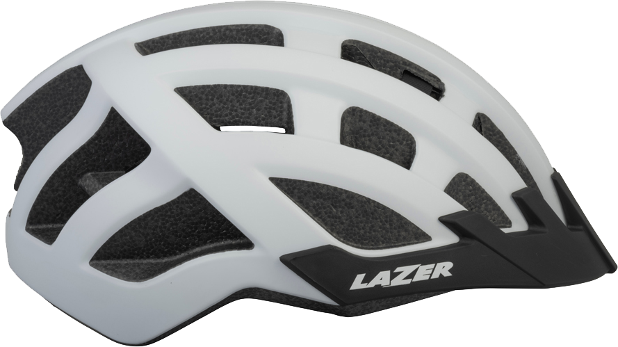 Casco LAZER Compact DLX  Matte white uni size +net+led