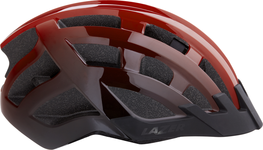 Casco LAZER Compact DLX CE-CPSC Red Black uni size +net+led