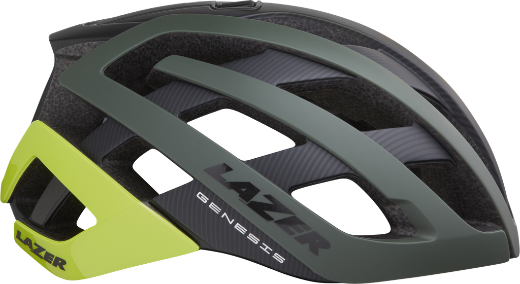 Casco LAZER Genesis CE Matte Dark Green F-Yellow M