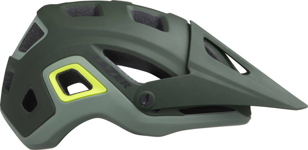 Casco LAZER Impala CE Matte Dark Green F-Yellow L +MIPS