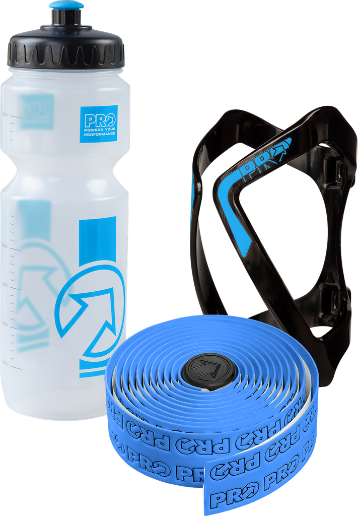 Combipack PRO road LTD caramañola/soporte  caramaloña/cinta 3pcs blue  APRBC0040