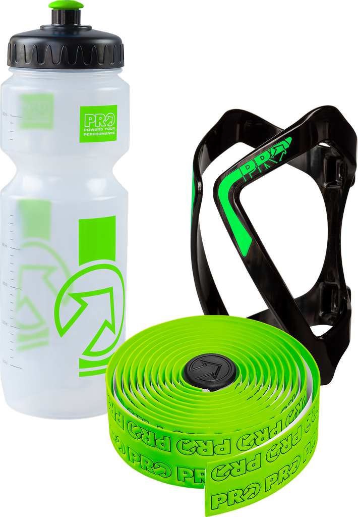 Combipack PRO road LTD caramañola/soporte  caramaloña/cinta 3pcs green  APRBC0041