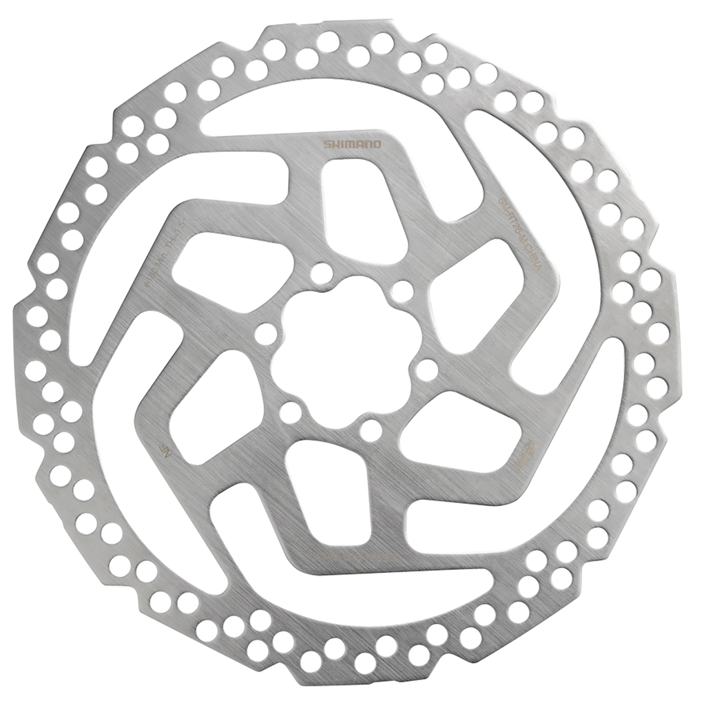 Disco SHIMANO SM-RT26 6 tornillos 160mm resin